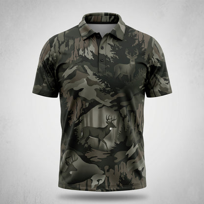 Whitetail Country Deer Collection - Polo Shirt WDP1002