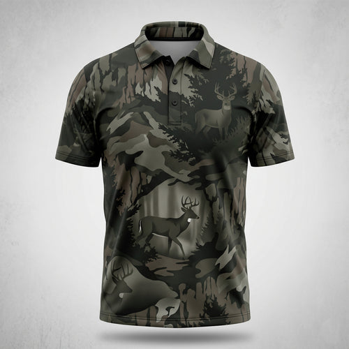 Whitetail Country Deer Collection - Polo Shirt WDP1002