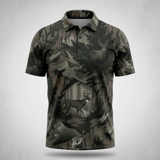 Whitetail Country Deer Collection - Polo Shirt WDP1002