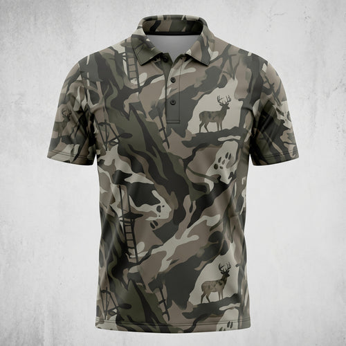 Whitetail Country Deer Collection - Polo Shirt WDP1003