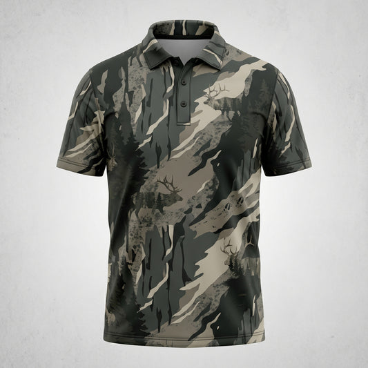 Elk Hunting - Polo Shirt EHP1015