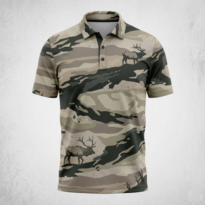 Elk Hunting - Polo Shirt EHP1016