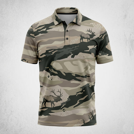 Elk Hunting - Polo Shirt EHP1016