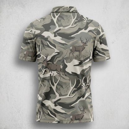 Mule Deer Hunting - Polo Shirt MDHP1001
