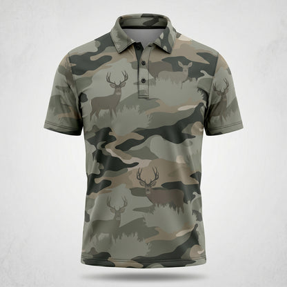 Mule Deer Hunting - Polo Shirt MDHP1002