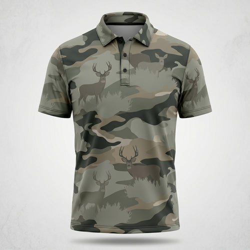 Mule Deer Hunting - Polo Shirt MDHP1002