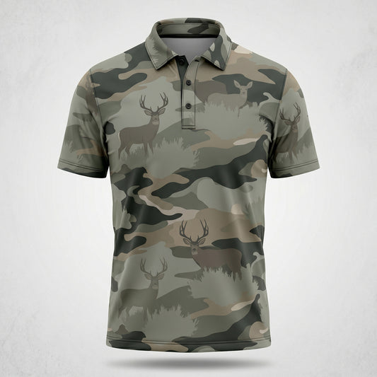 Mule Deer Hunting - Polo Shirt MDHP1002