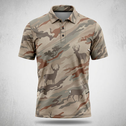 Mule Deer Hunting - Polo Shirt MDHP1003