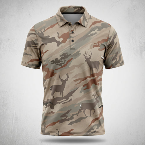 Mule Deer Hunting - Polo Shirt MDHP1003