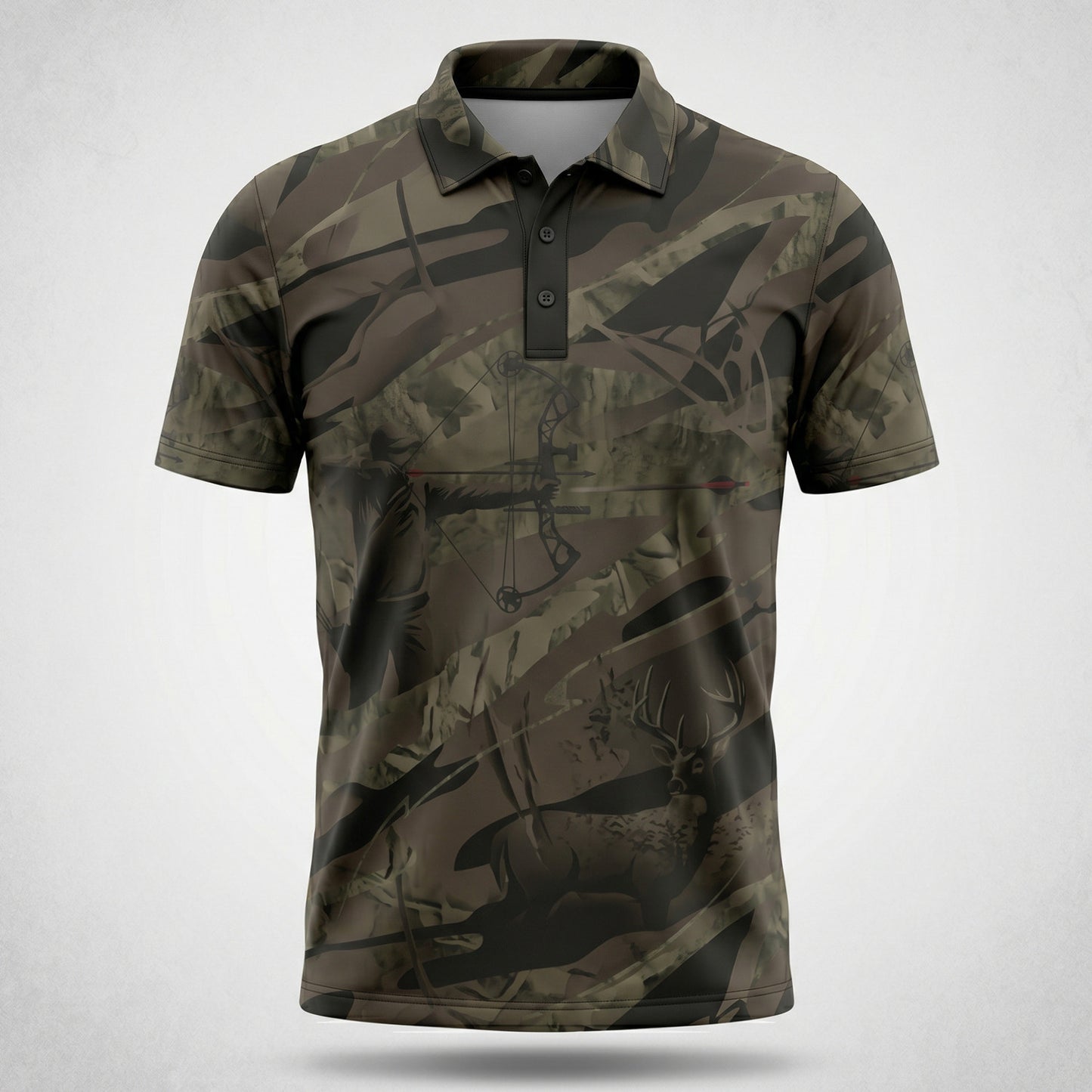 Deer Bowhunting Polo Shirt BHP1004