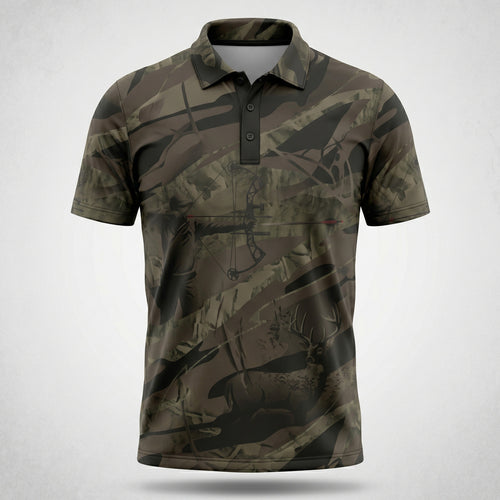 Deer Bowhunting Polo Shirt BHP1004