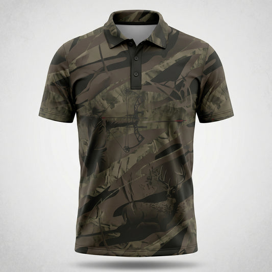 Deer Bowhunting Polo Shirt BHP1004