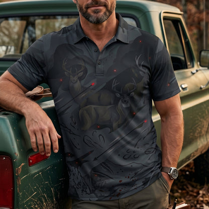 Deer Bowhunting Polo Shirt BHP1005