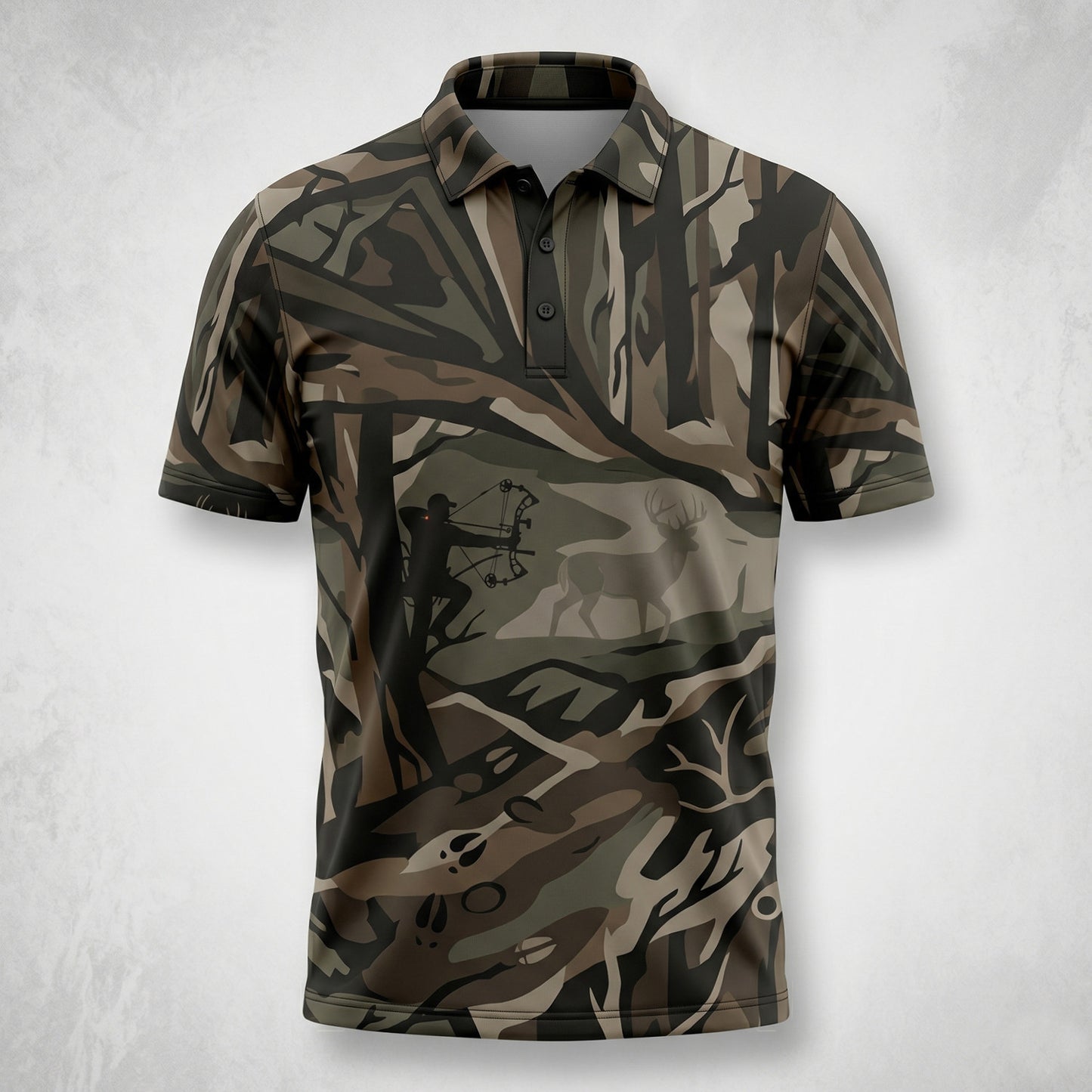 Deer Bowhunting Polo Shirt BHP1006