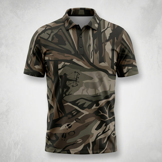 Deer Bowhunting Polo Shirt BHP1006
