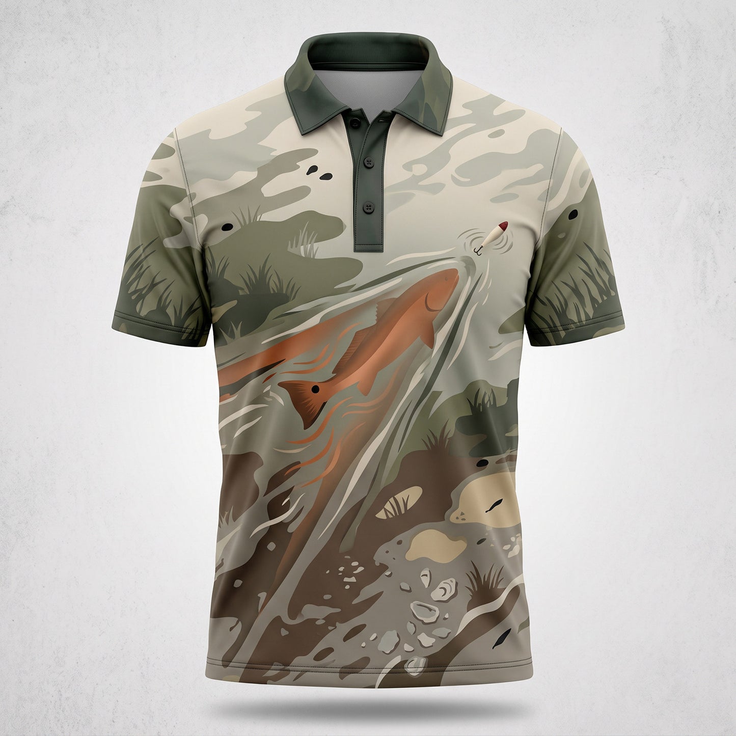 Redfish Inshore Fishing - Polo Shirt RIFP1001