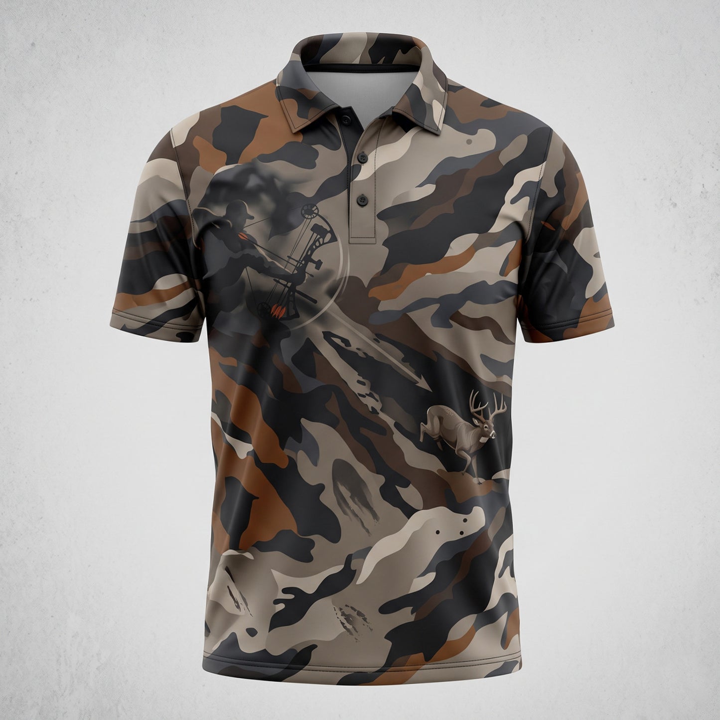 Deer Bowhunting - Polo Shirt BHP1008