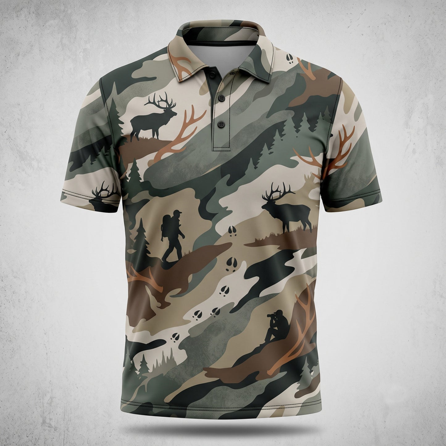 Elk Hunting - Polo Shirt EHP1023