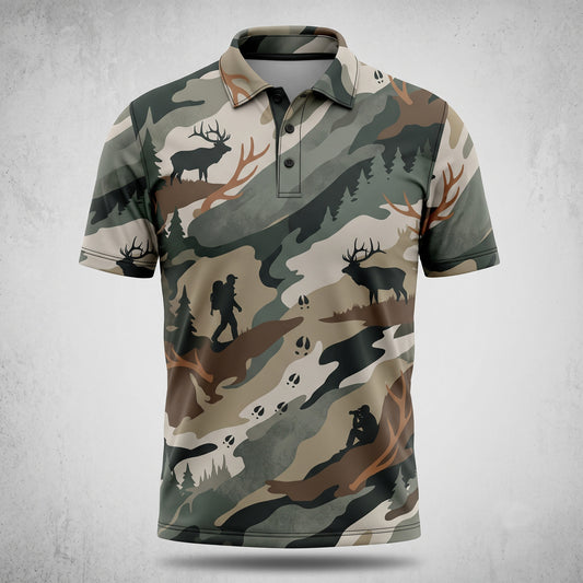 Elk Hunting - Polo Shirt EHP1023