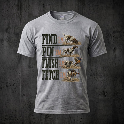 Upland Pheasant Hunting - Outdoor Cotton T-Shirt PHCT1013