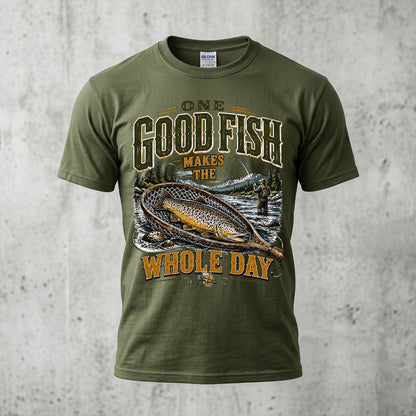 Fly Fishing - Outdoor Cotton T-Shirt FFCT1003