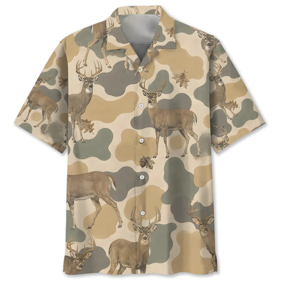Deer Camouflage Hawaiian Shirt DVC2410