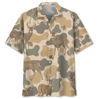 Deer Camouflage Hawaiian Shirt DVC2410