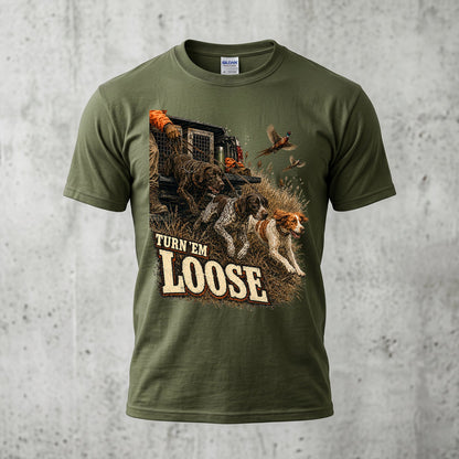 Upland Pheasant Hunting - Outdoor Cotton T-Shirt PHCT1021
