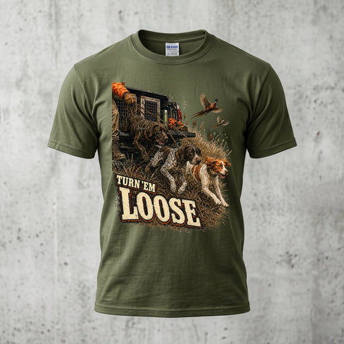 Upland Pheasant Hunting - Outdoor Cotton T-Shirt PHCT1021