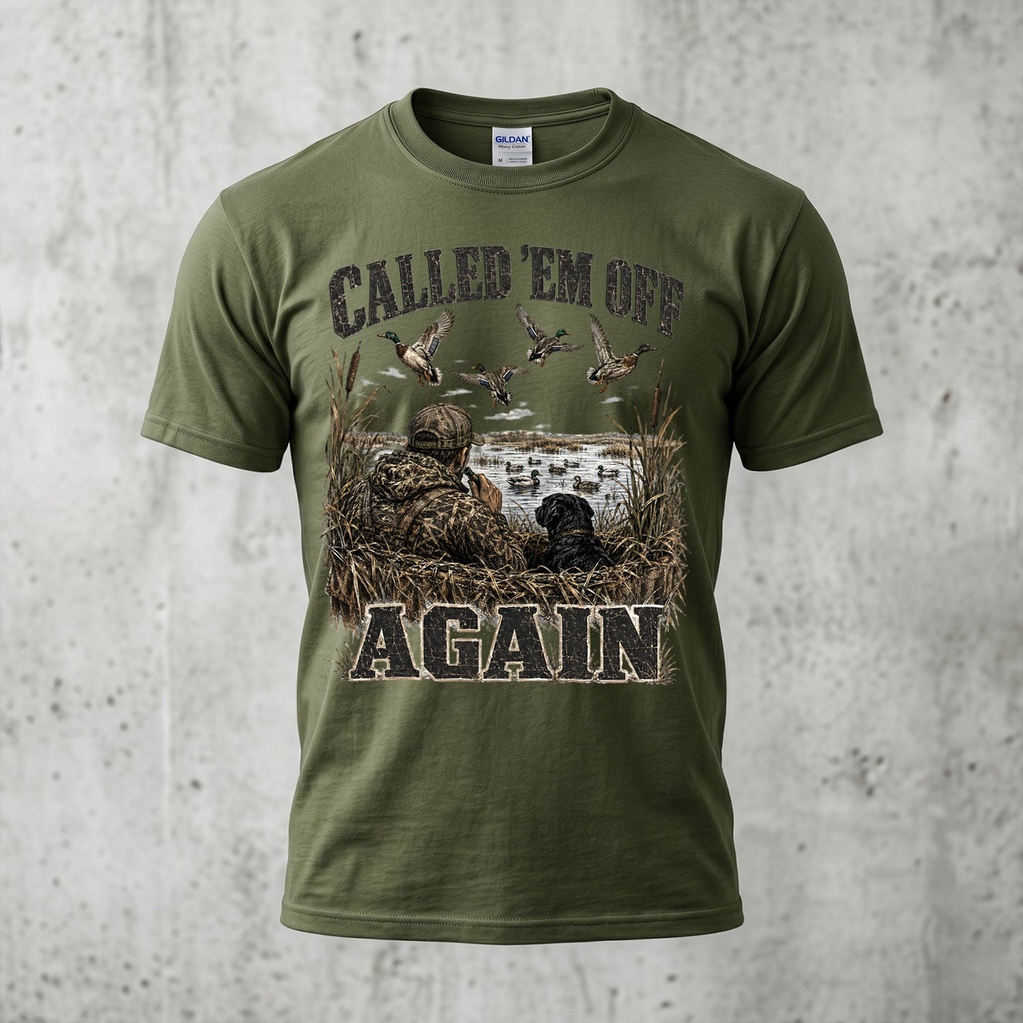 Duck Hunting - Outdoor Cotton T-Shirt DUCT1006