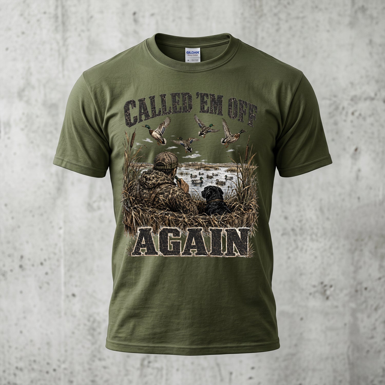 Duck Hunting - Outdoor Cotton T-Shirt DUCT1006