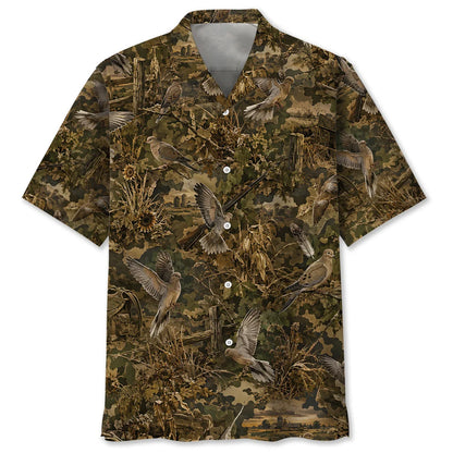 Dove Hunter Camo Hawaiint Shirt DVC009
