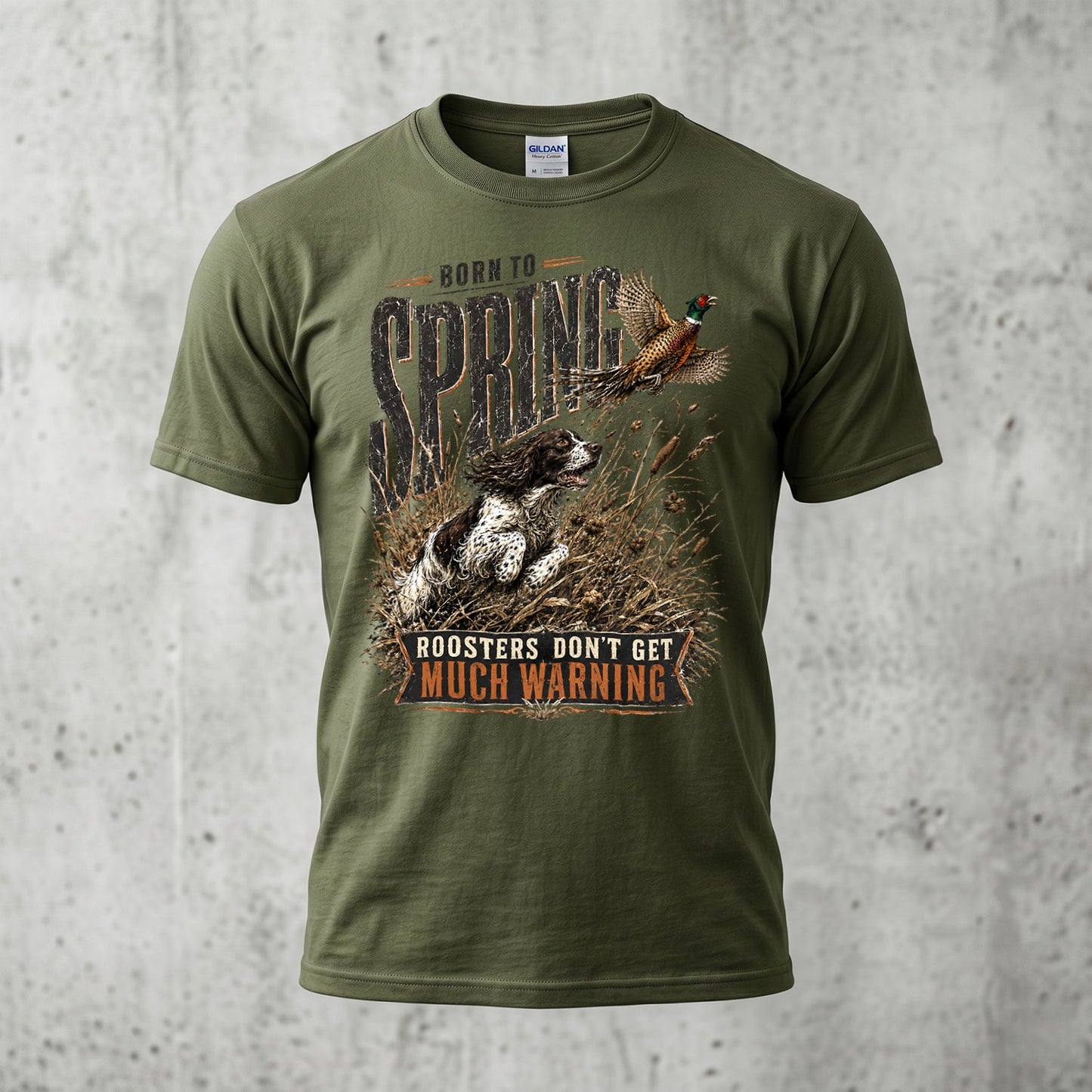 Upland Pheasant Hunting - Outdoor Cotton T-Shirt PHCT1052