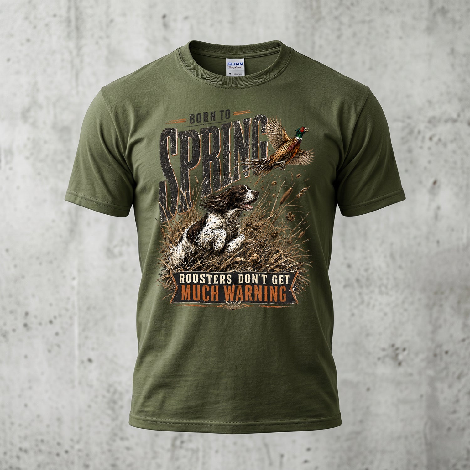 Upland Pheasant Hunting - Outdoor Cotton T-Shirt PHCT1052
