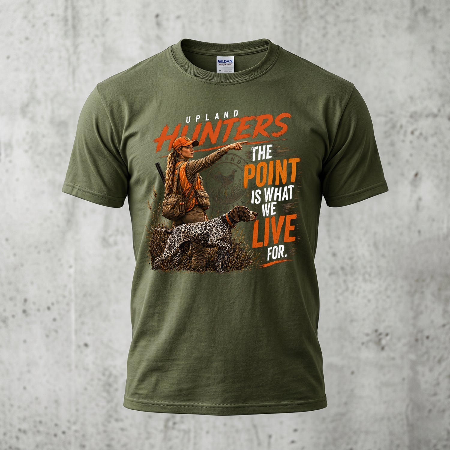 Upland Pheasant Hunting - Outdoor Cotton T-Shirt PHCT1060