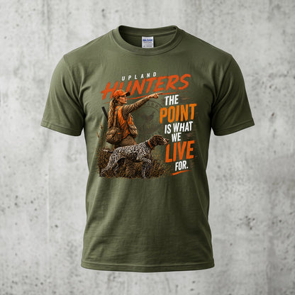 Upland Pheasant Hunting - Outdoor Cotton T-Shirt PHCT1060