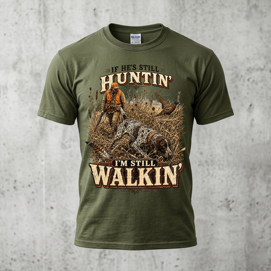 Upland Pheasant Hunting - Outdoor Cotton T-Shirt PHCT1030
