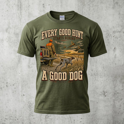 Upland Pheasant Hunting - Outdoor Cotton T-Shirt PHCT1037