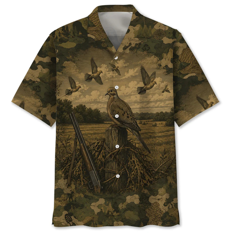 Dove Field Camouflage Dark Polo Shirt VCP1043