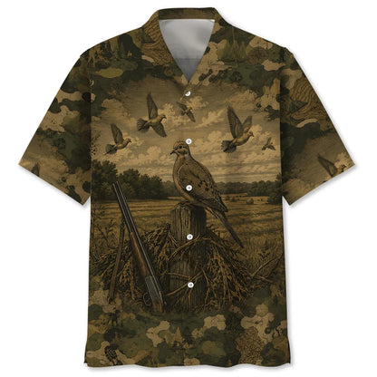 Dove Field Camouflage Dark Polo Shirt VCP1043
