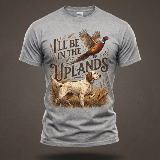 Upland Pheasant Hunting - Outdoor Cotton T-Shirt PHCT1003