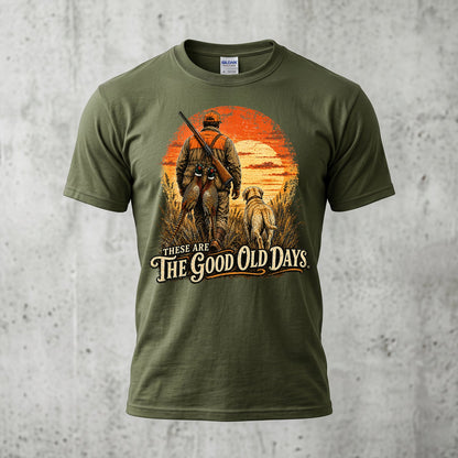 Upland Pheasant Hunting - Outdoor Cotton T-Shirt PHCT1010