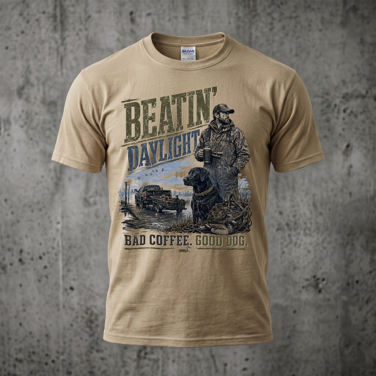 Duck Hunting - Outdoor Cotton T-Shirt DUCT1011