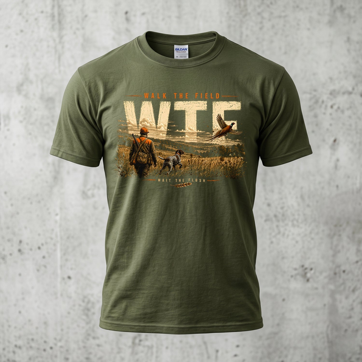 Upland Pheasant Hunting - Outdoor Cotton T-Shirt PHCT1059