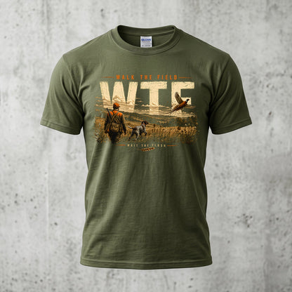 Upland Pheasant Hunting - Outdoor Cotton T-Shirt PHCT1059