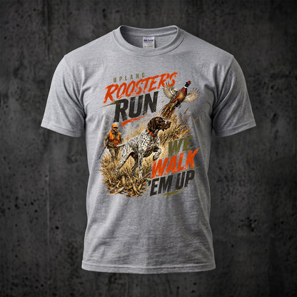 Upland Pheasant Hunting - Outdoor Cotton T-Shirt PHCT1054