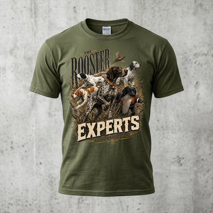 Upland Pheasant Hunting - Outdoor Cotton T-Shirt PHCT1049