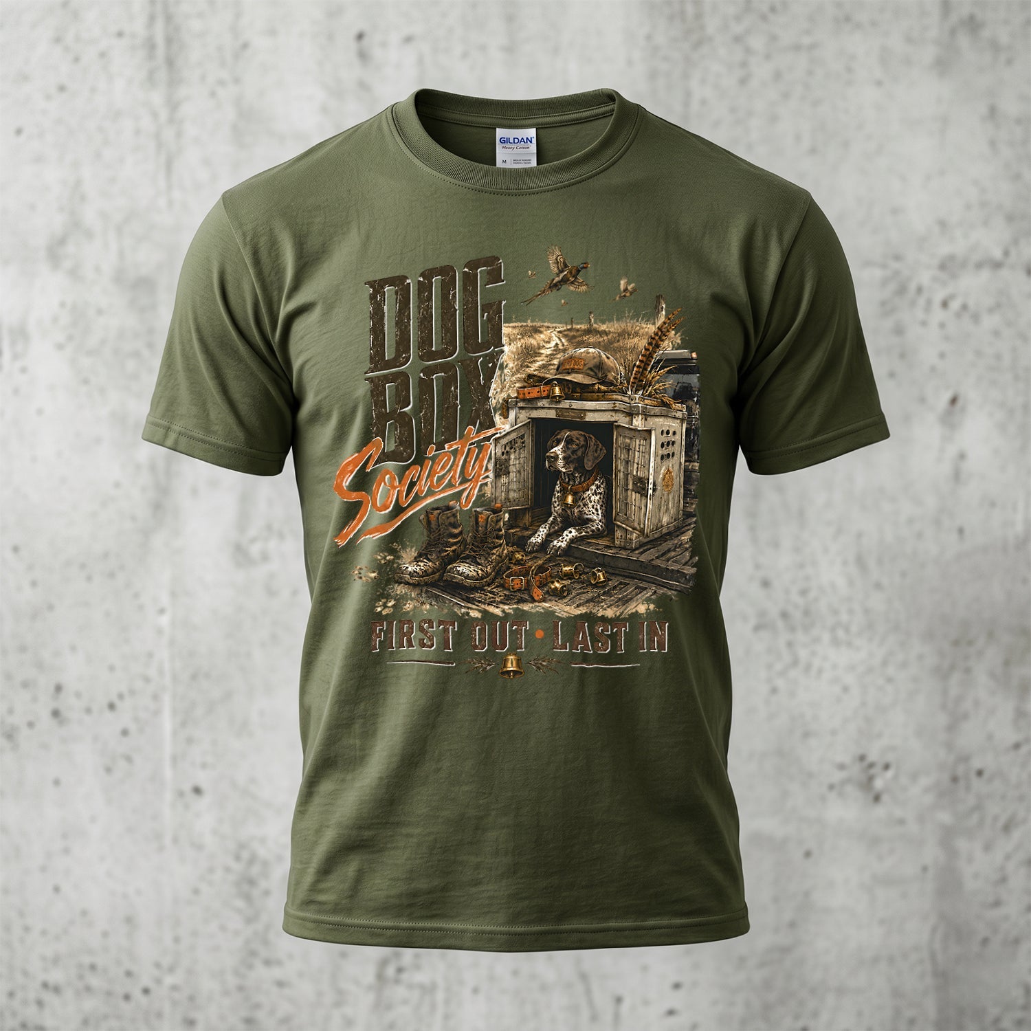 Upland Pheasant Hunting - Outdoor Cotton T-Shirt PHCT1042