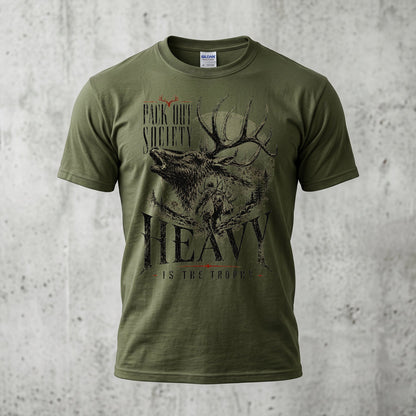 Elk Hunting - Outdoor Cotton T-Shirt EHCT1001