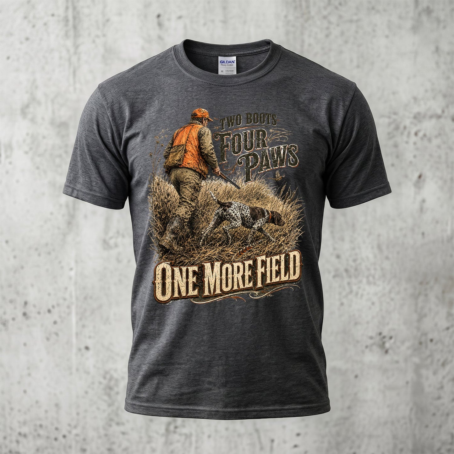 Upland Pheasant Hunting - Outdoor Cotton T-Shirt PHCT1028